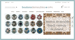 Desktop Screenshot of boutonsdemeubles.com